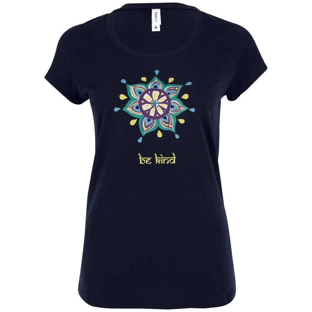 Bohemian Medallion Tee - Navy - S