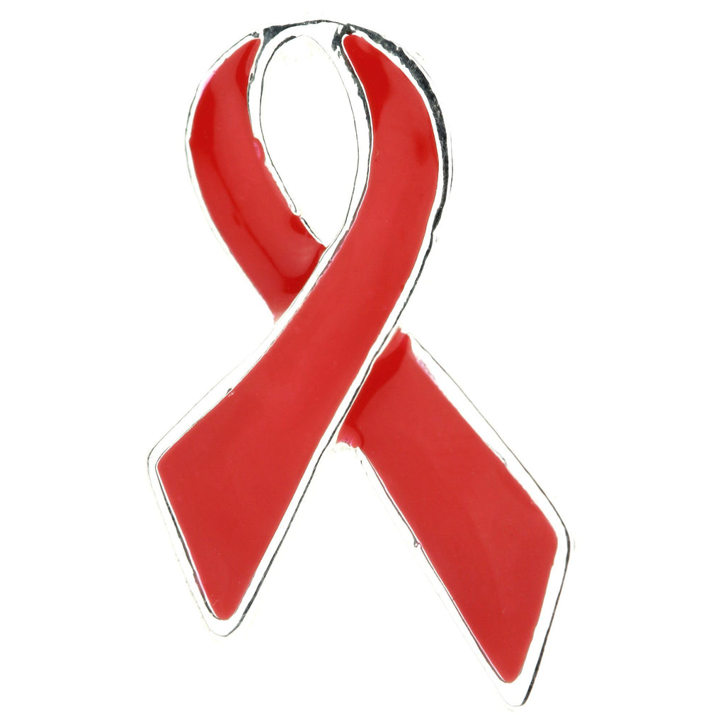 Classic Red Ribbon Lapel Pin – The Hunger Site