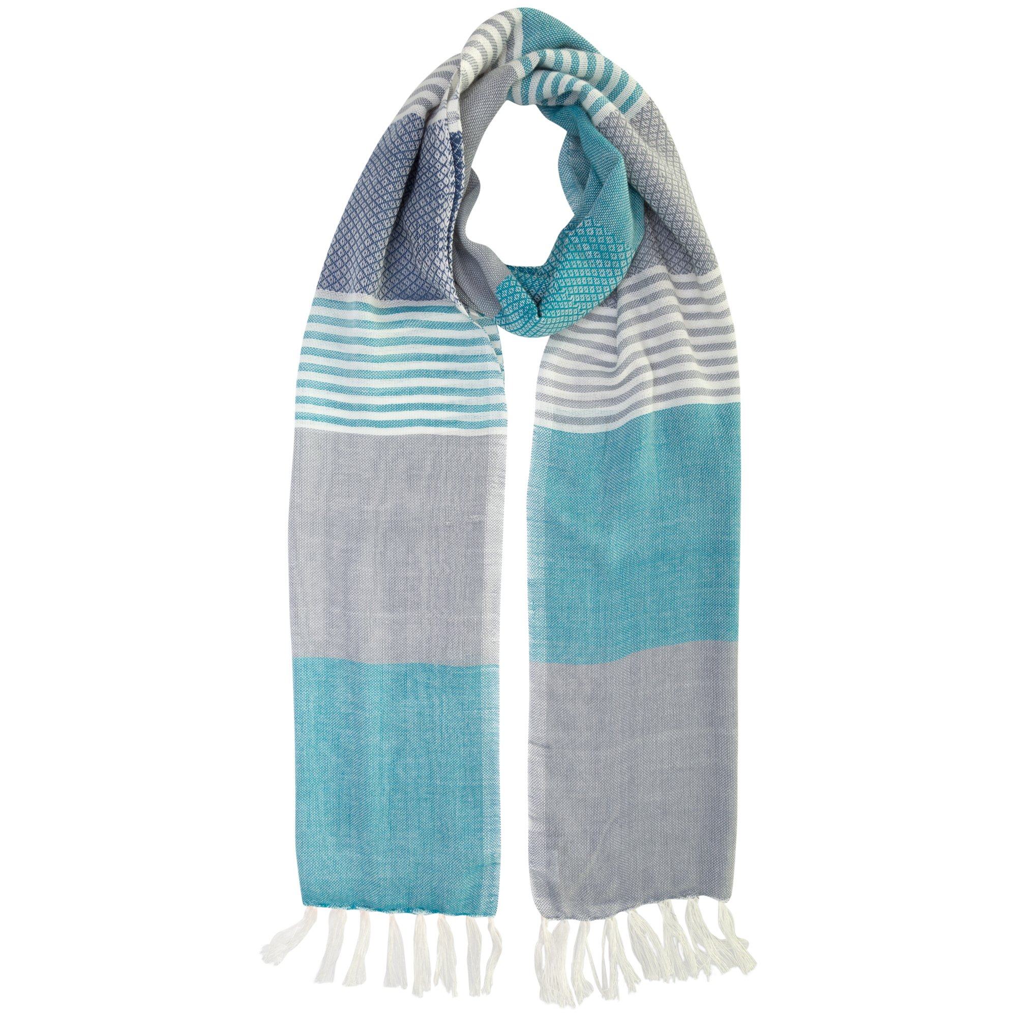 Enchanted Sky Guatemalan Scarf - Teal