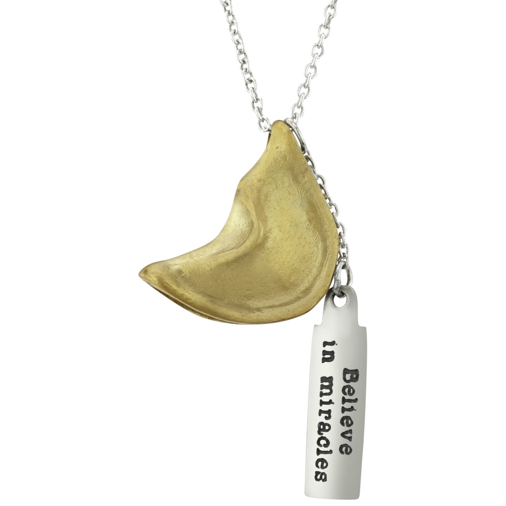 Fortunes Never Lie Sterling Necklace - Believe In Miracles