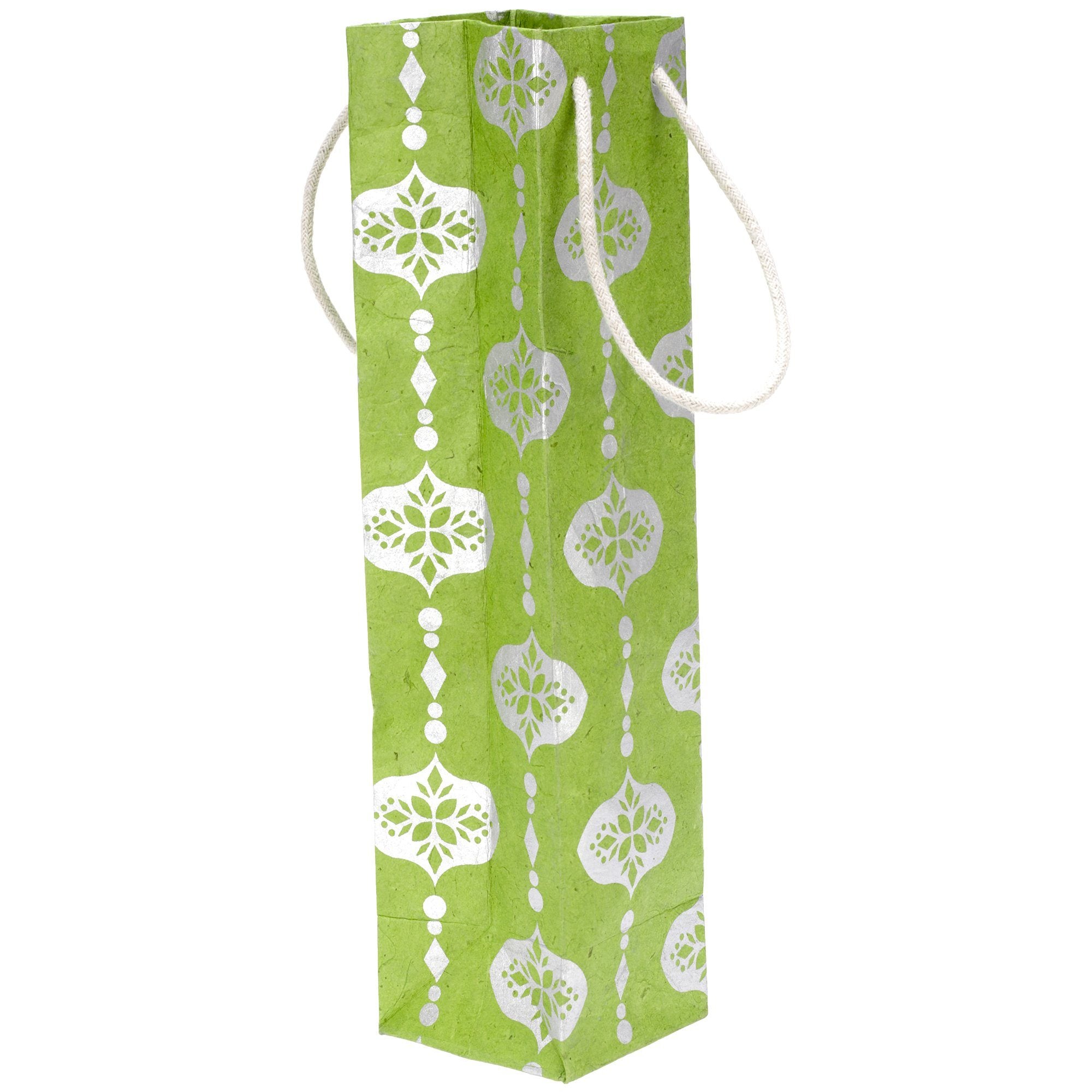 Good Cheer Wine Bag - Green