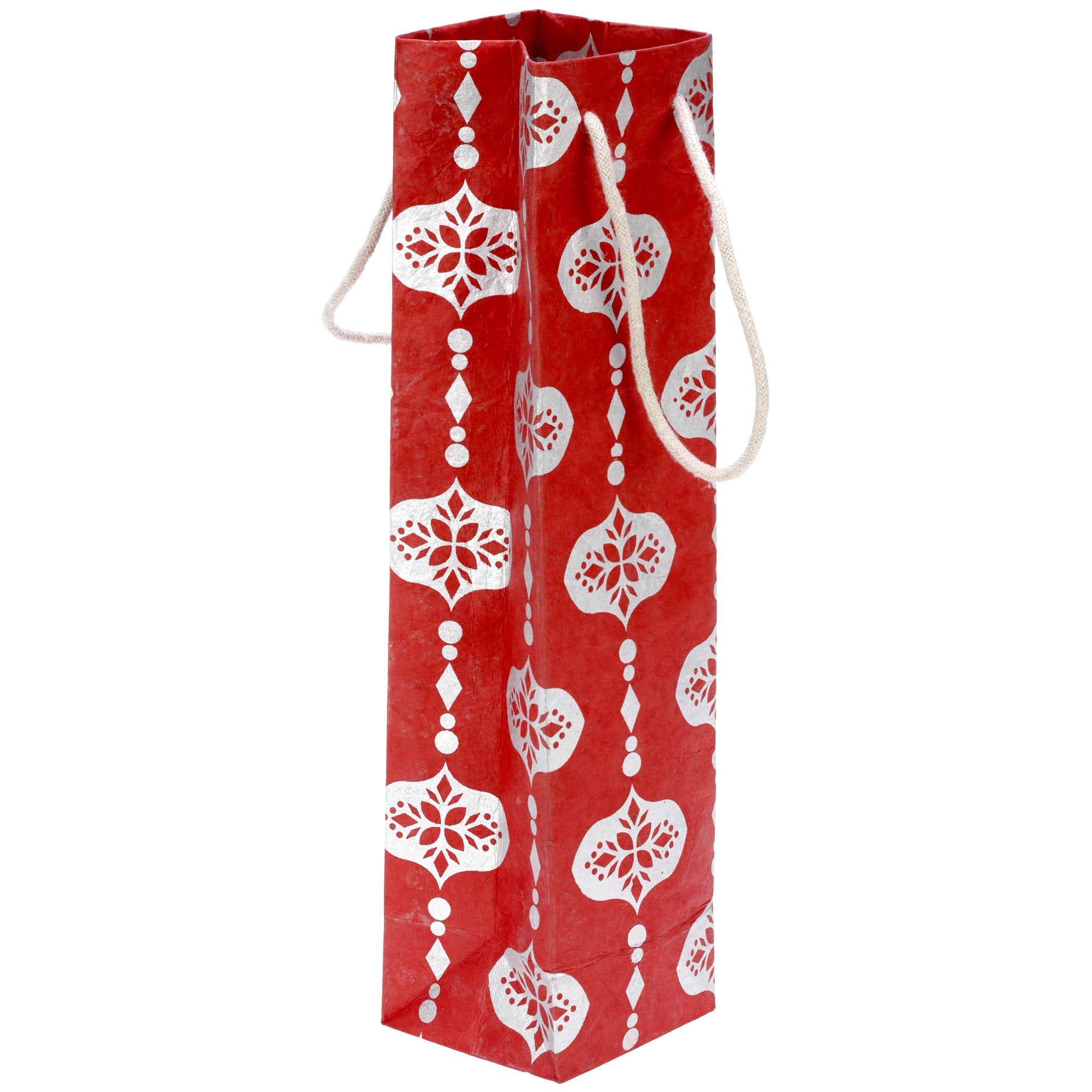 Good Cheer Wine Bag - Red