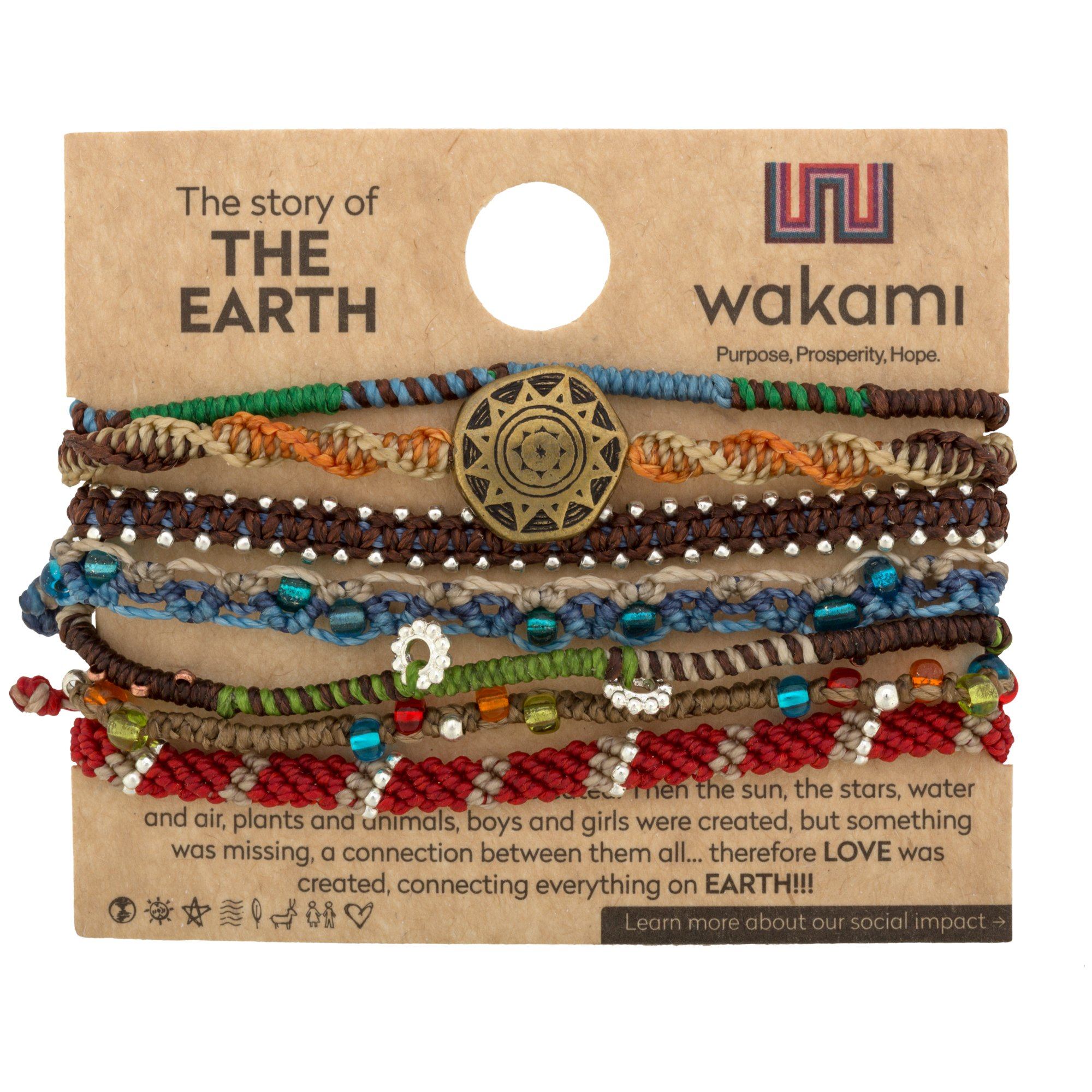 Guatemalan Seven Strand Earth Bracelet The Hunger Site