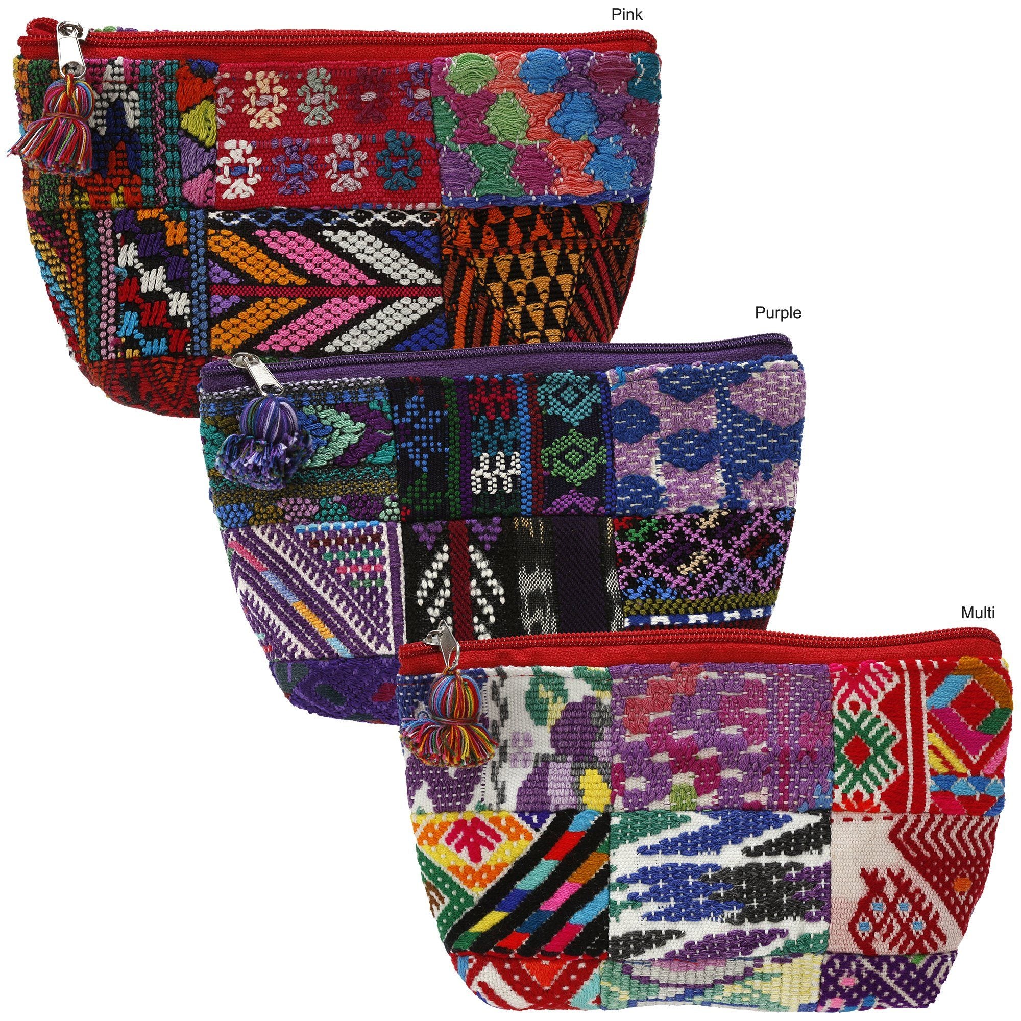 Huipil Patchwork Cosmetic Bag - Multi