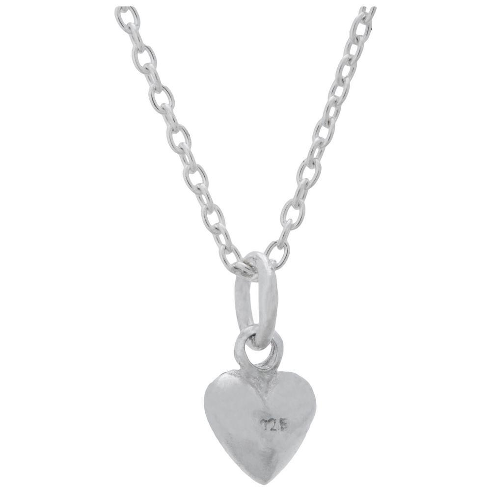 Lucky Heart Sterling Necklace - Small Heart