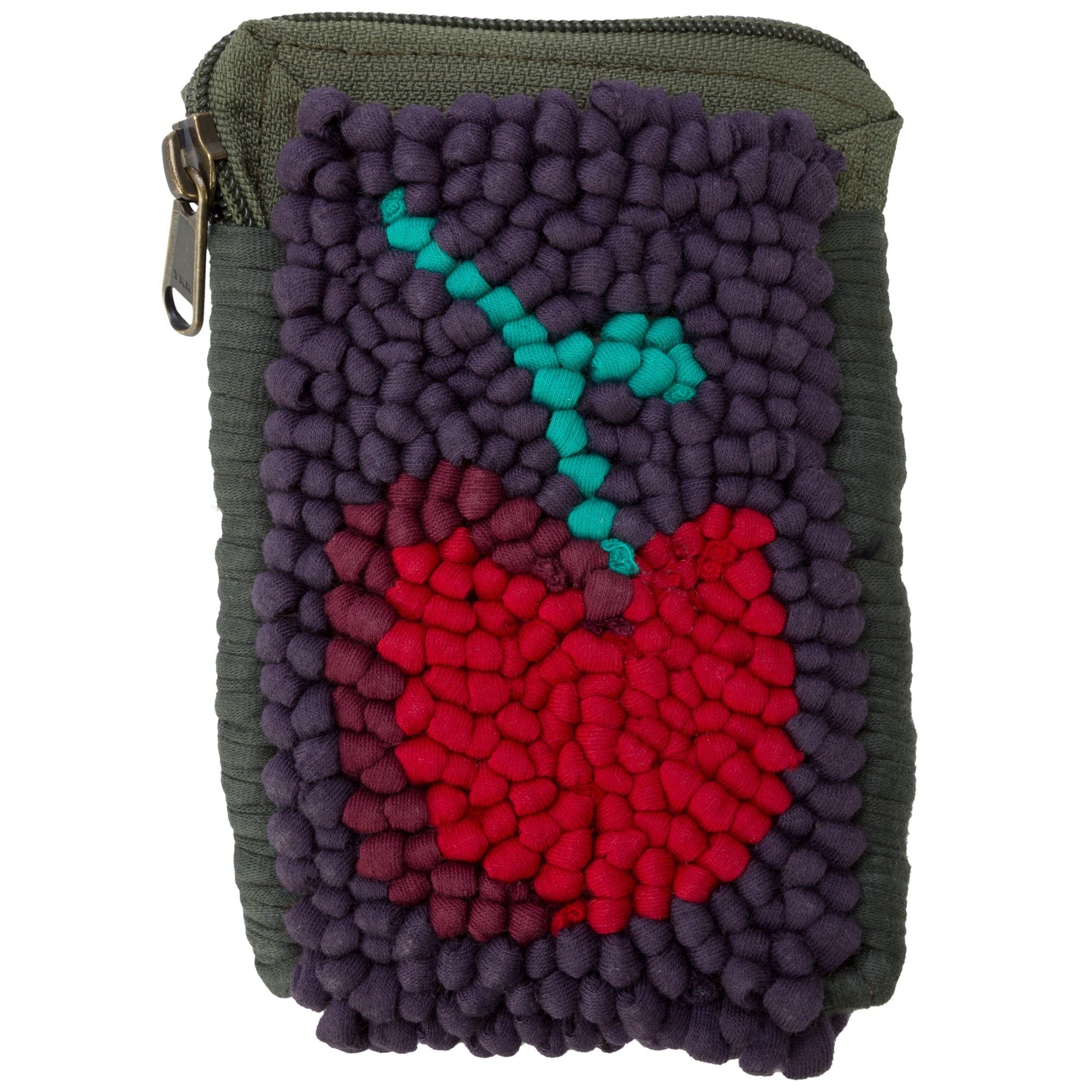 Mielie Gadget Pouch - Poppy - Red/Eggplant