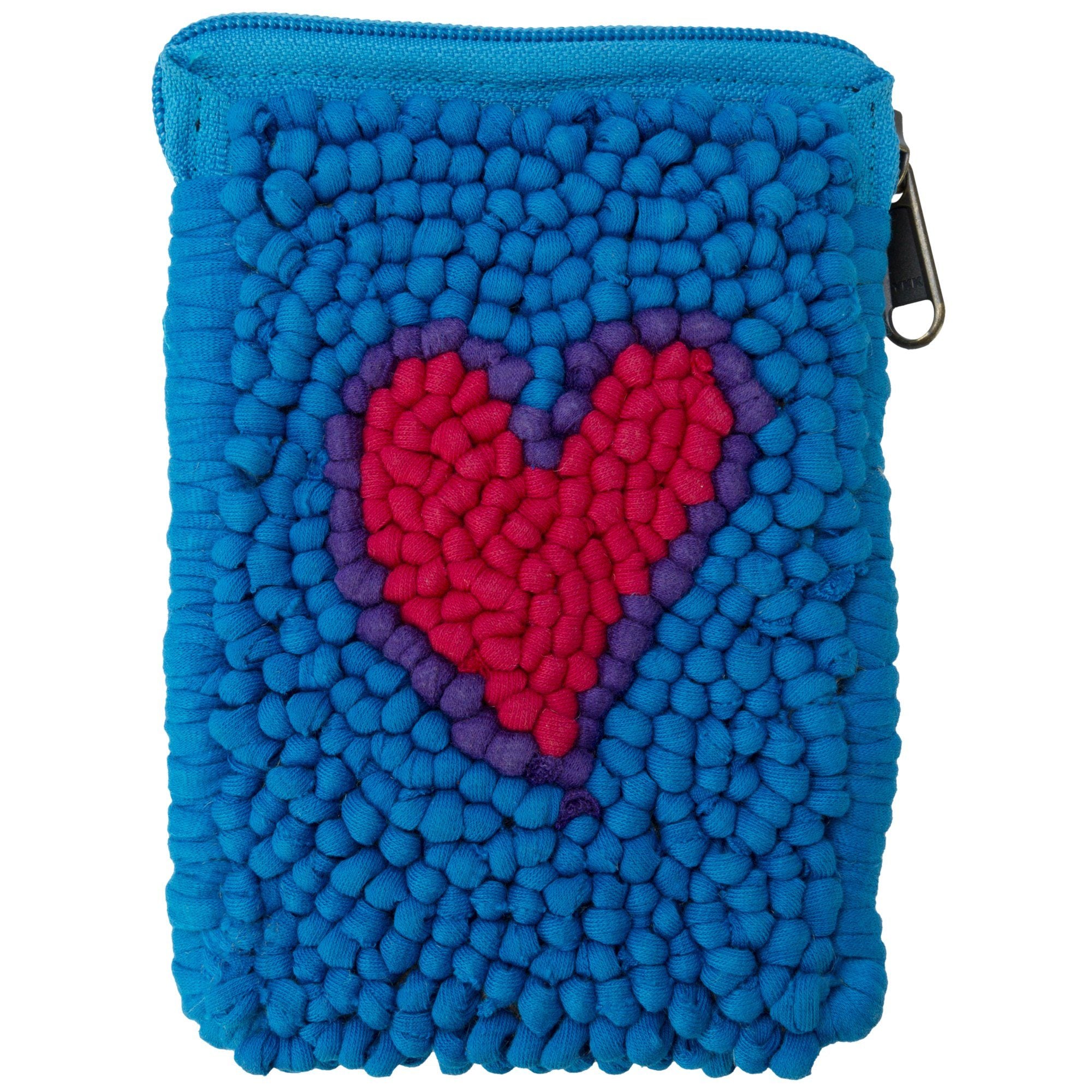 Mielie Gadget Pouch - Heart - Red/Blue
