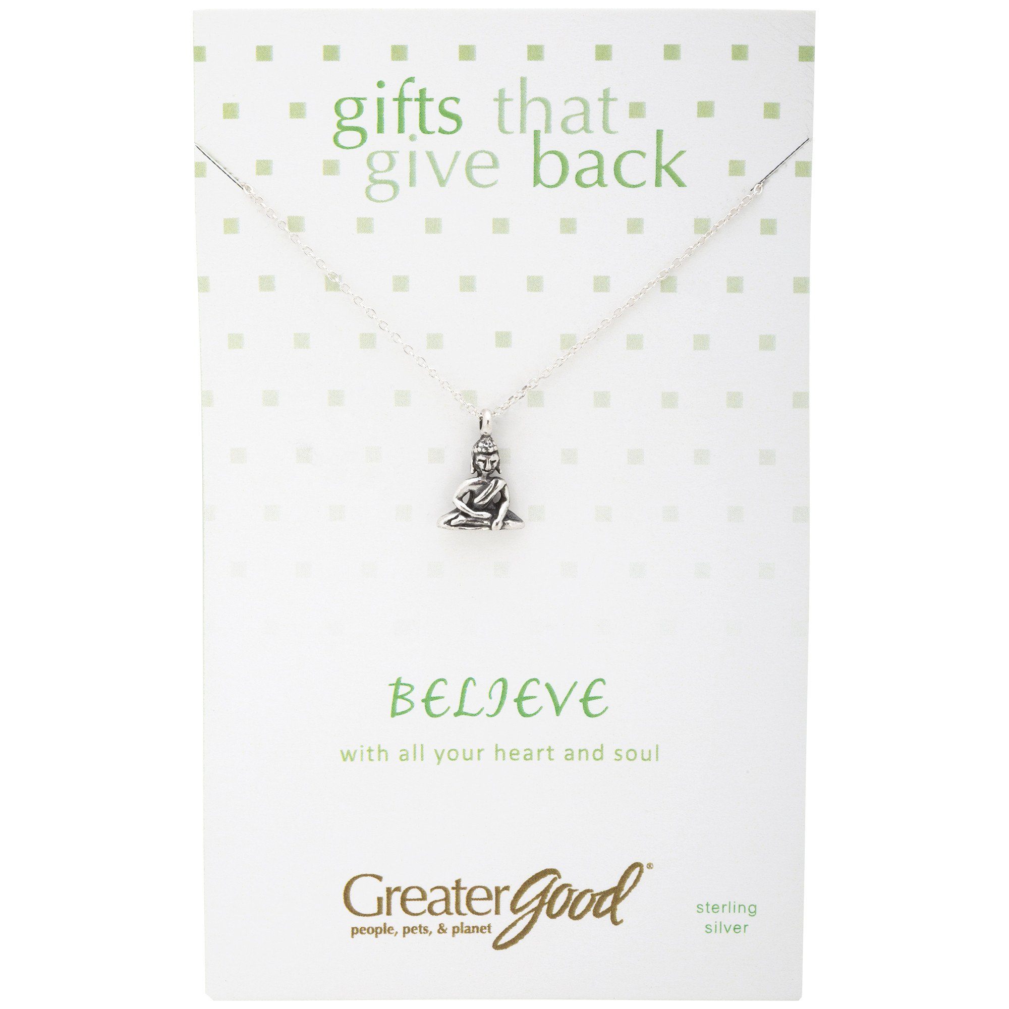 Mindful Living Sterling Necklace - You Complete Me