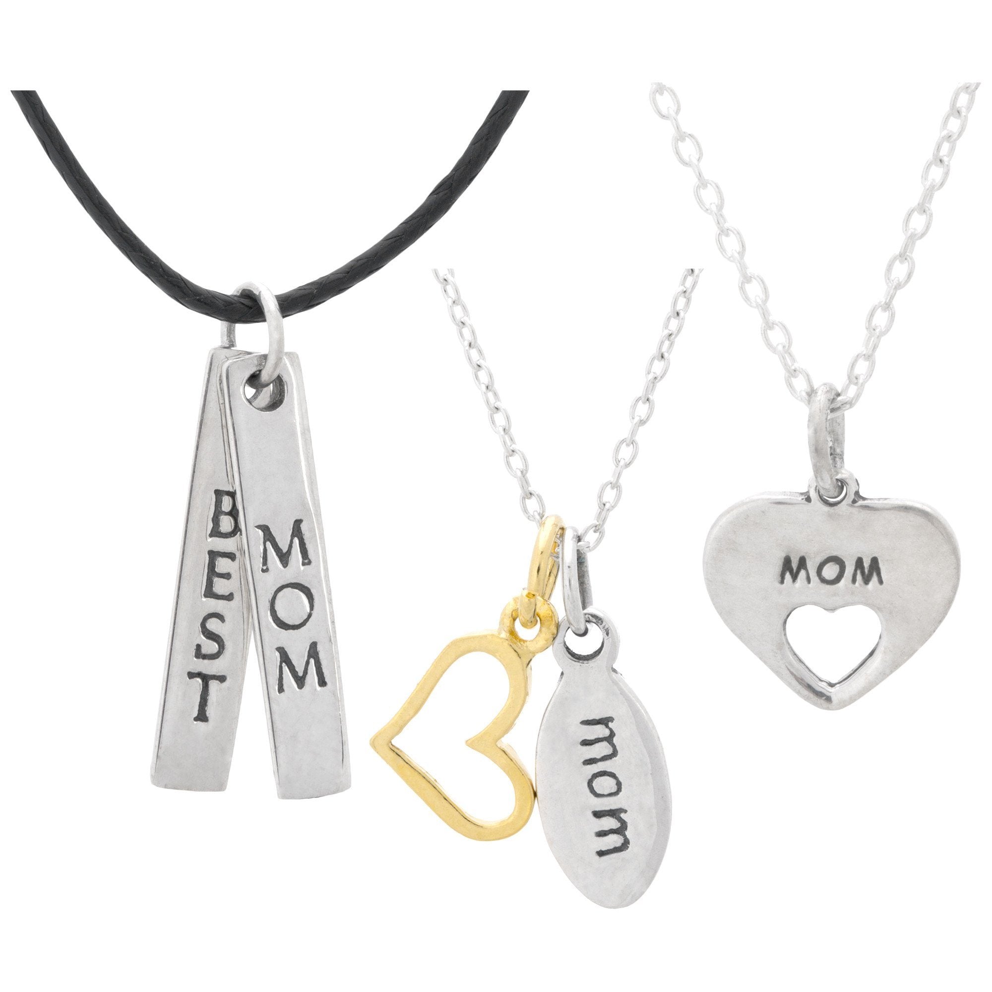 Motherly Love Sterling Necklace - Heart Of Gold