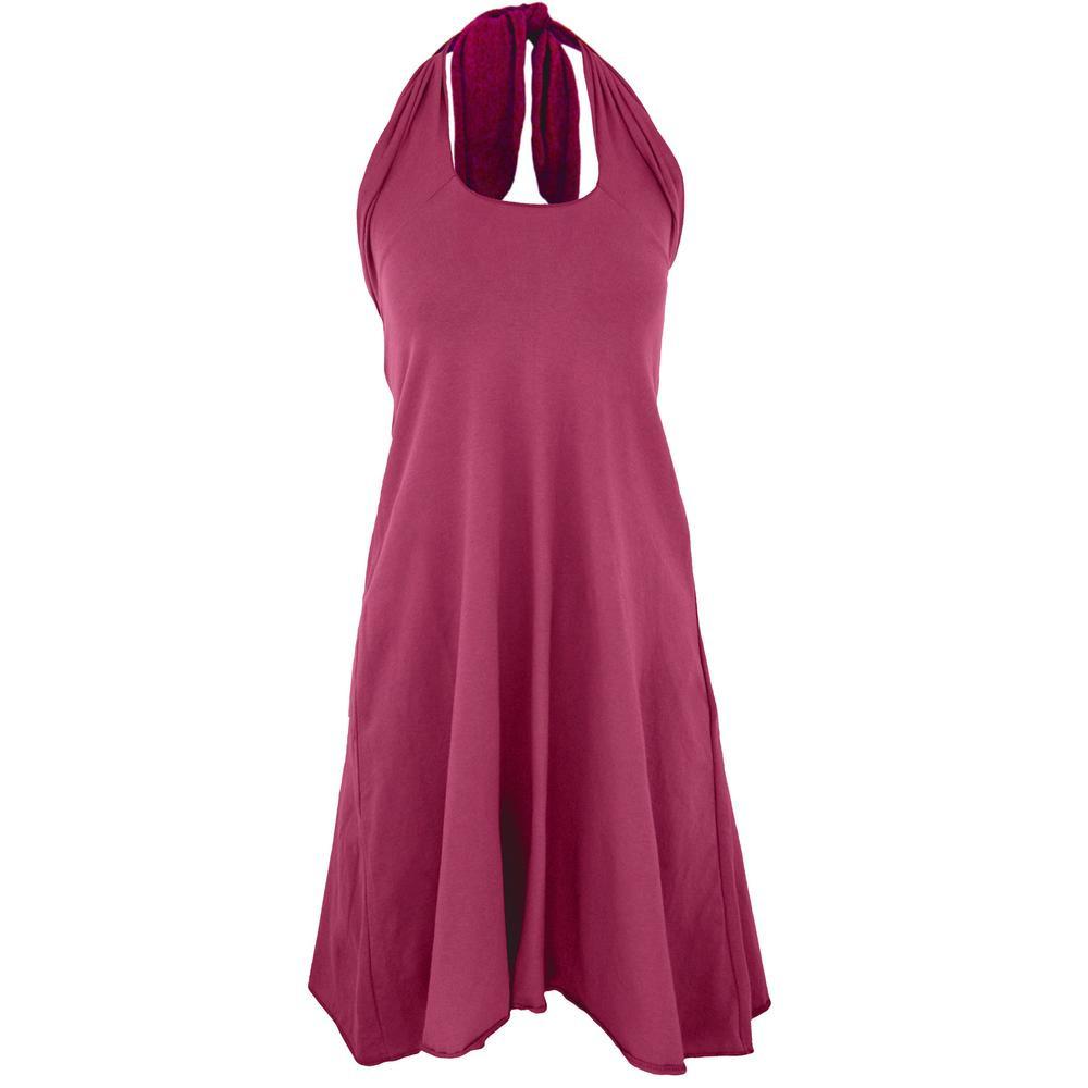 Organic Cotton Convertible Dress Skirt - Berry - S