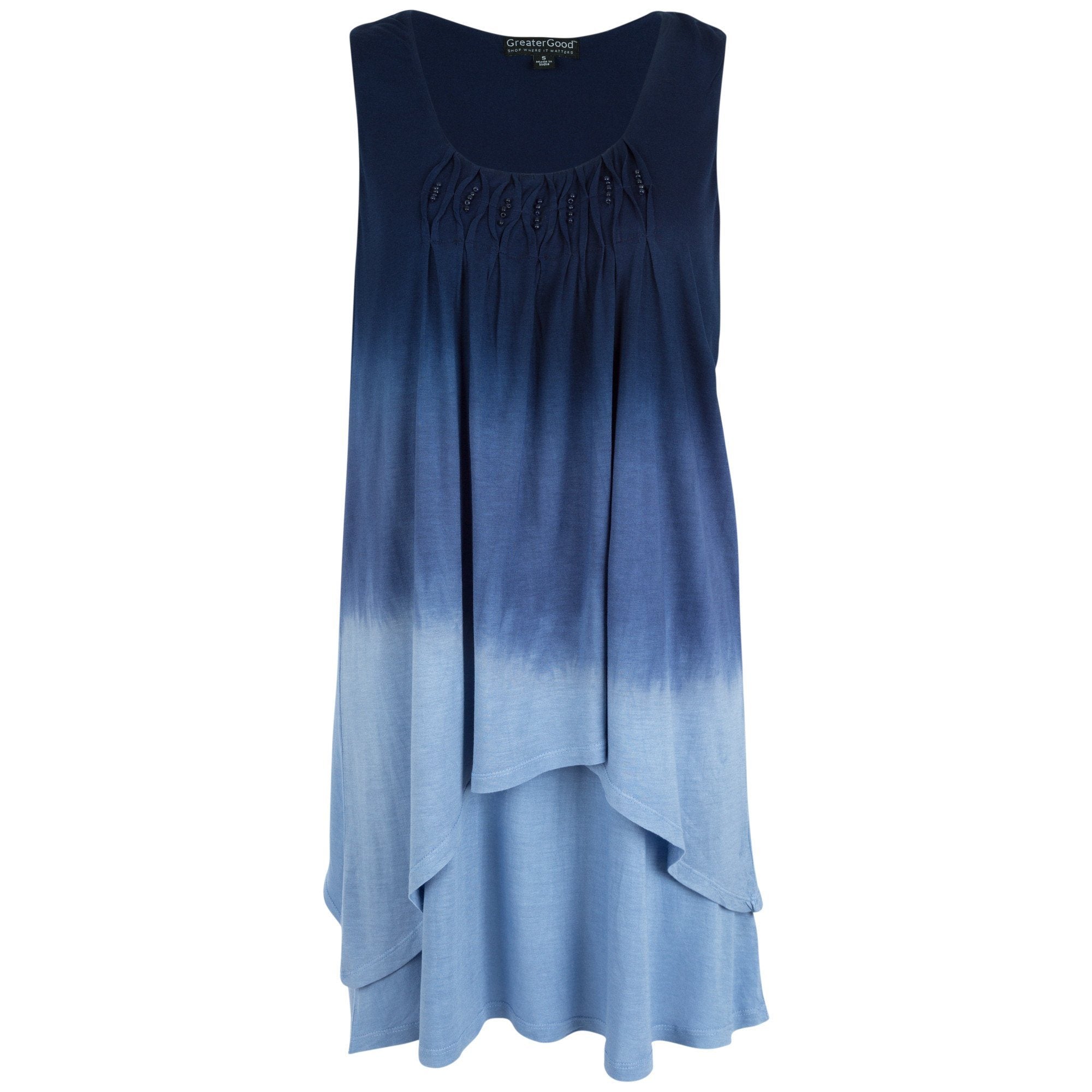 Stella Blue Ombre Sleeveless Tunic - M