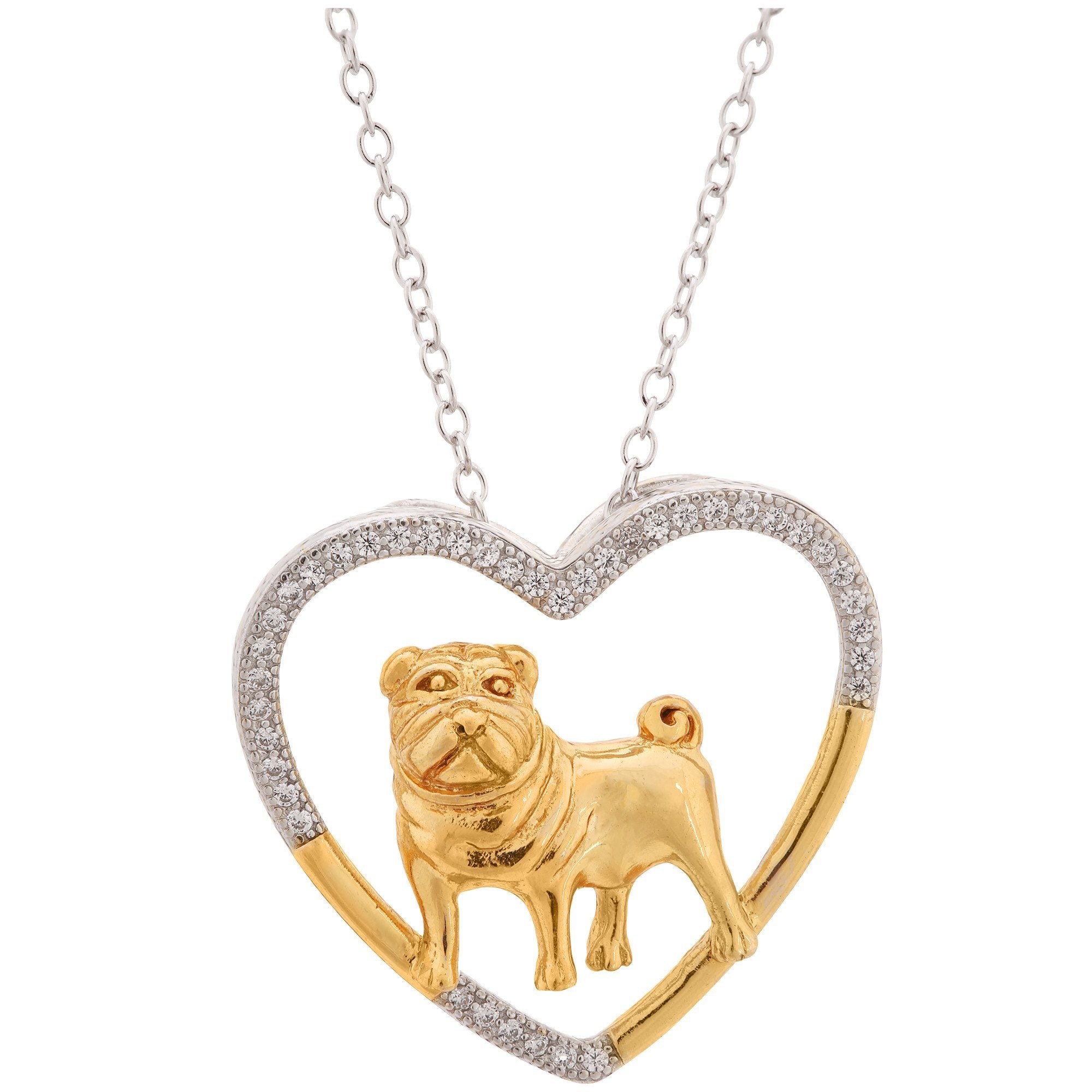 Sterling & Gold Plated Dog Breed Necklace - Scottie