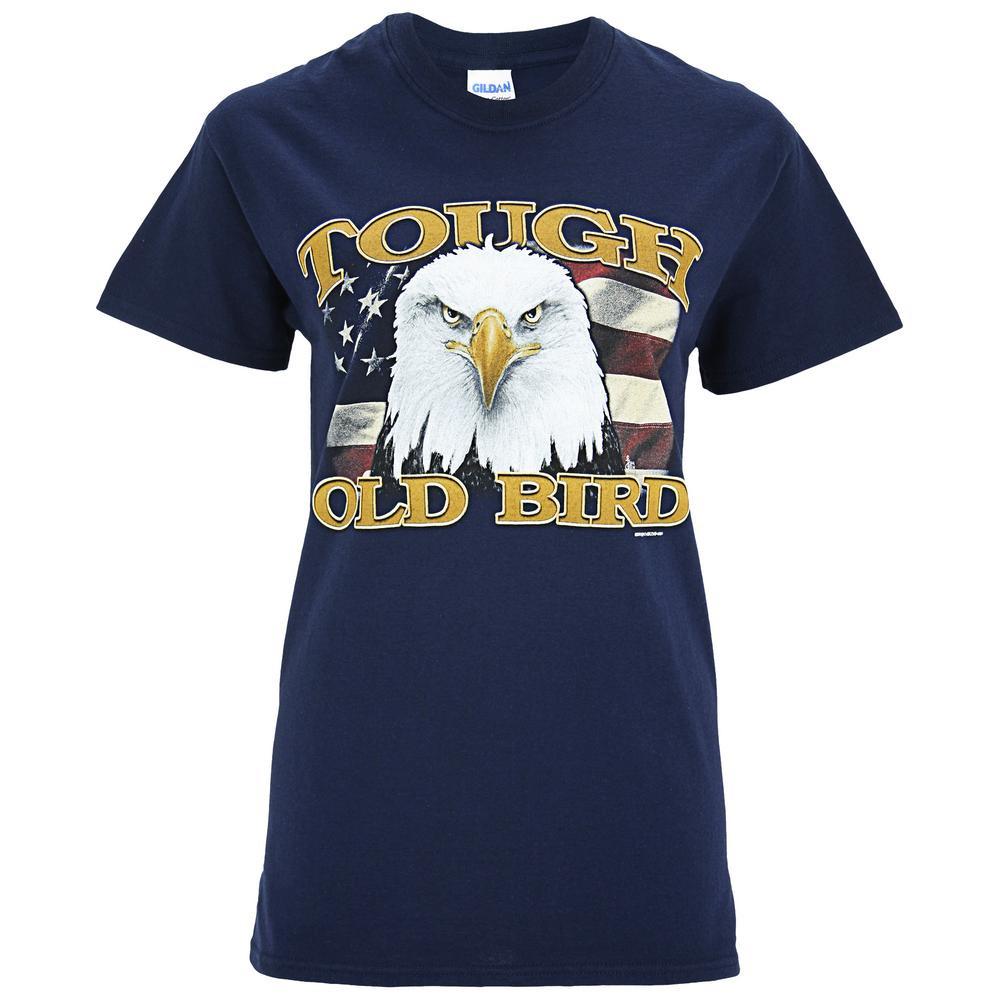 Tough Old Bird Eagle T-Shirt - Navy - S
