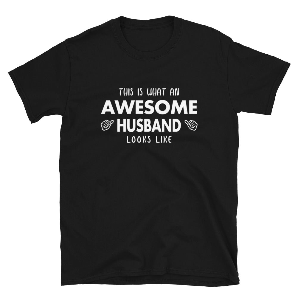 Awesome Husband Men's T-Shirt - Black - 2XL
