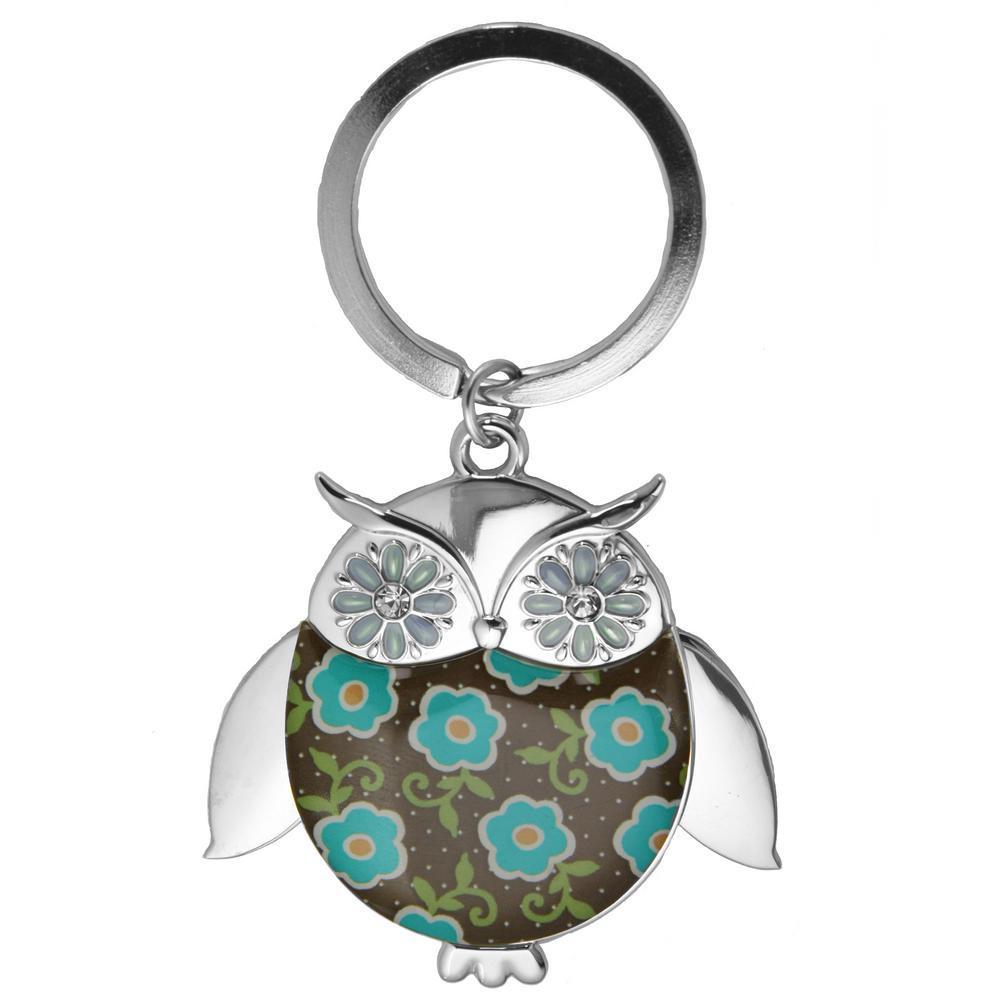 Wise In Love Owl Keychain - Blue