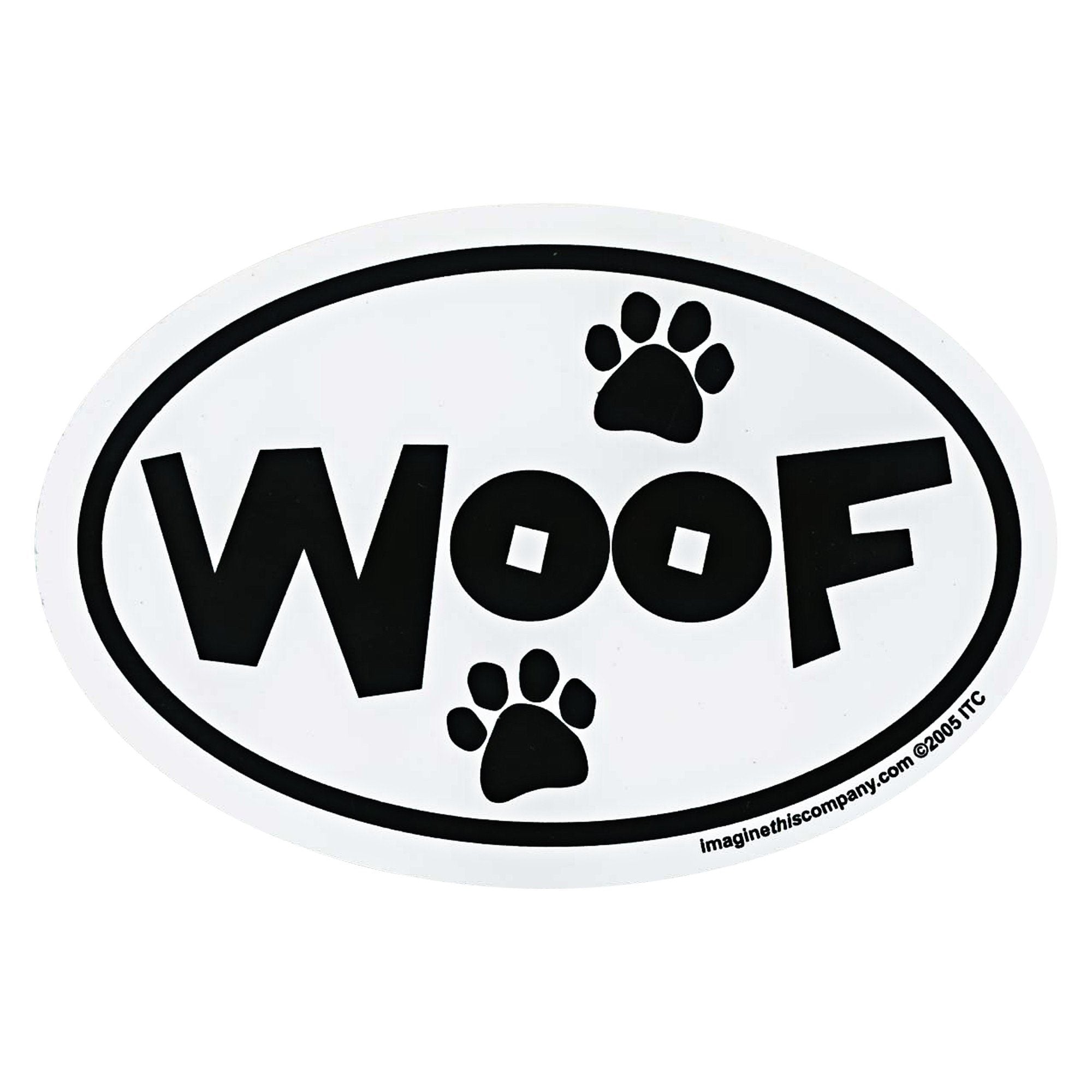 Woof Car Magnet - Single
