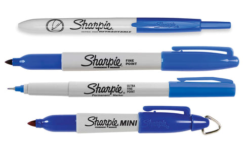 sharpie blue markers