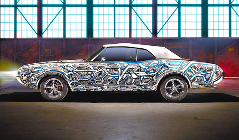 sharpie car art design