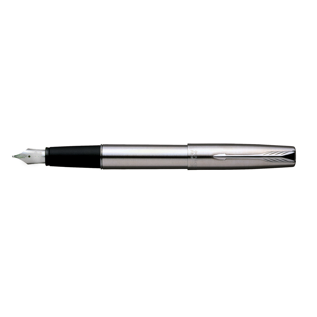 Parker Vector Premium Shiny Stainless Steel Chiselled Fountain Pen