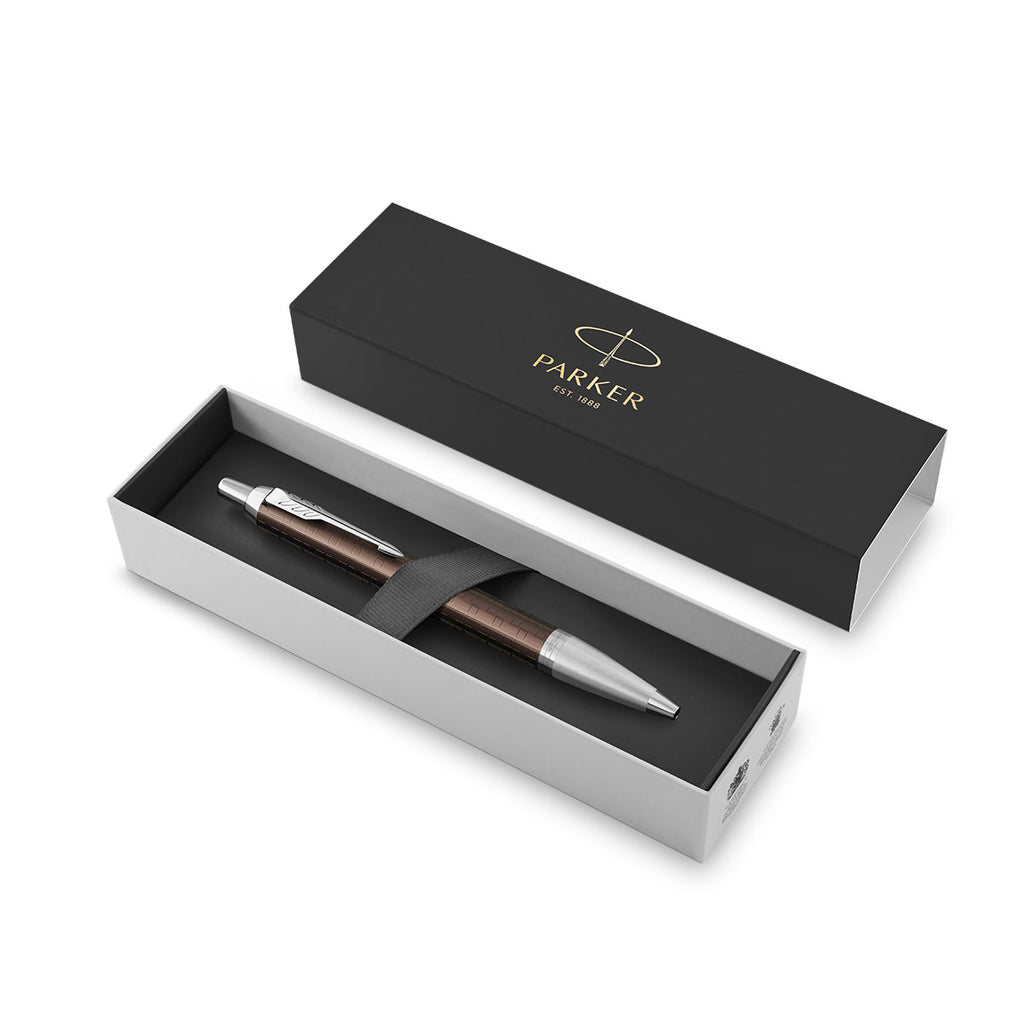 Parker IM Premium Brown Ballpoint Pen in Gift Box