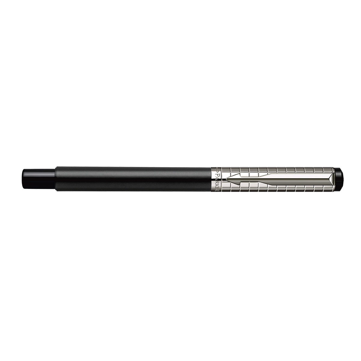 Parker Vector Premium Shiny Stainless Steel Chiselled Fountain Pen