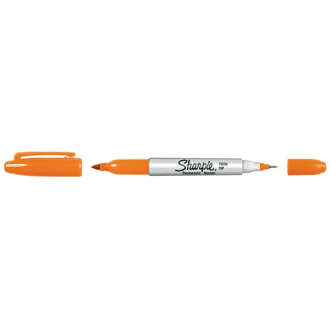 orange sharpie marker