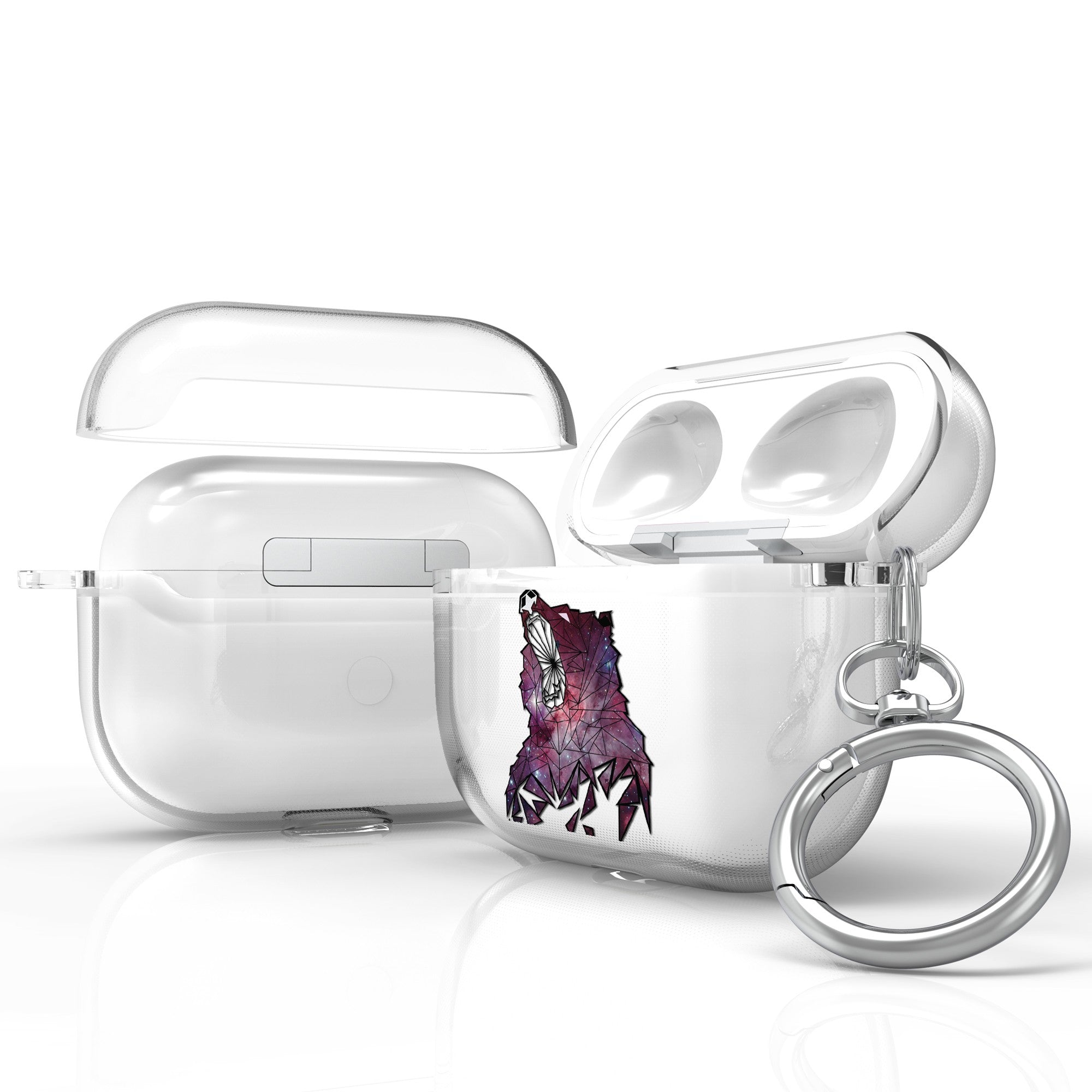Protex Case Designed For AirPods 3rd Gen Case With Hook Transparent Clear