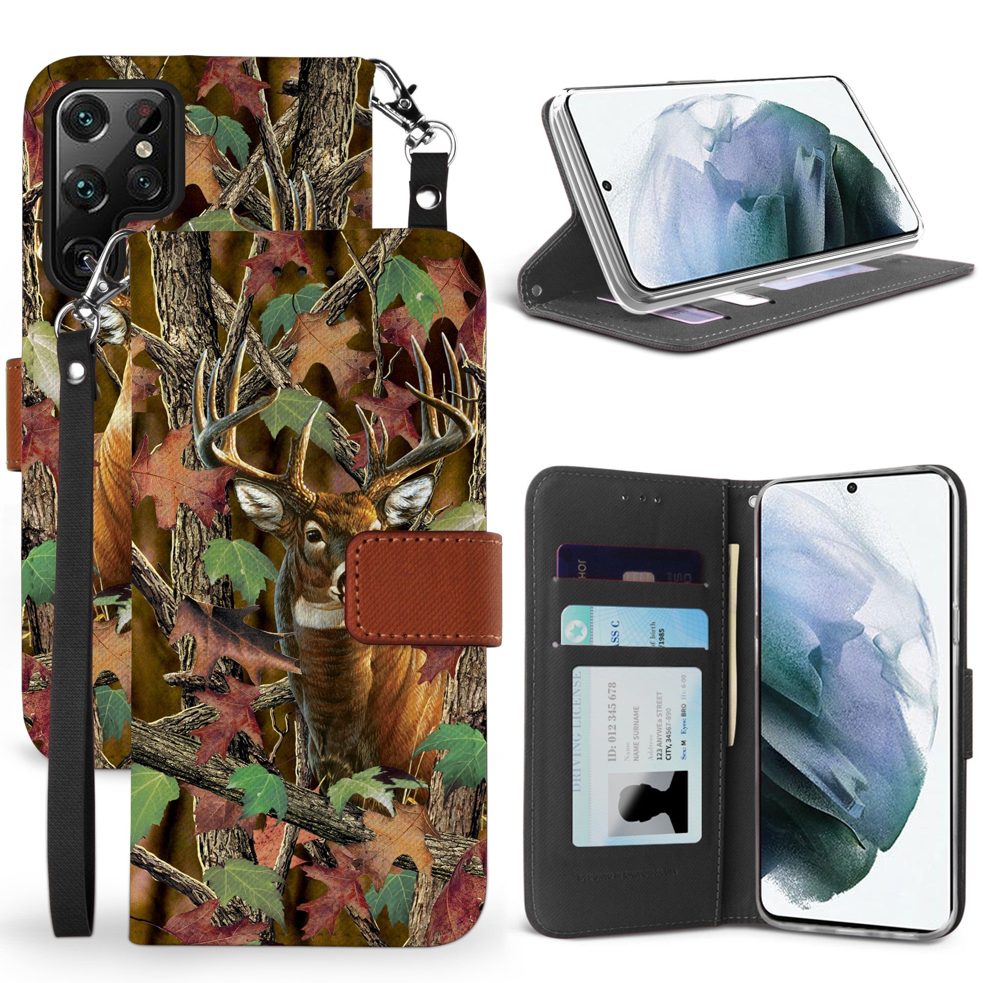 Louis Vuitton Camo Samsung Galaxy S22, S22+