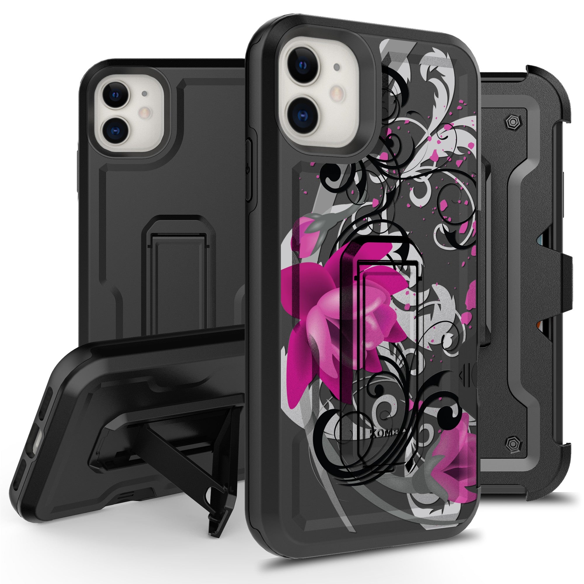 BEYOND CELL Armor Kombo - Carcasa para iPhone 13 Pro (6,1 pulgadas) 2021  lanzado, híbrida, resistente a golpes, resistente a los golpes, resistente  y