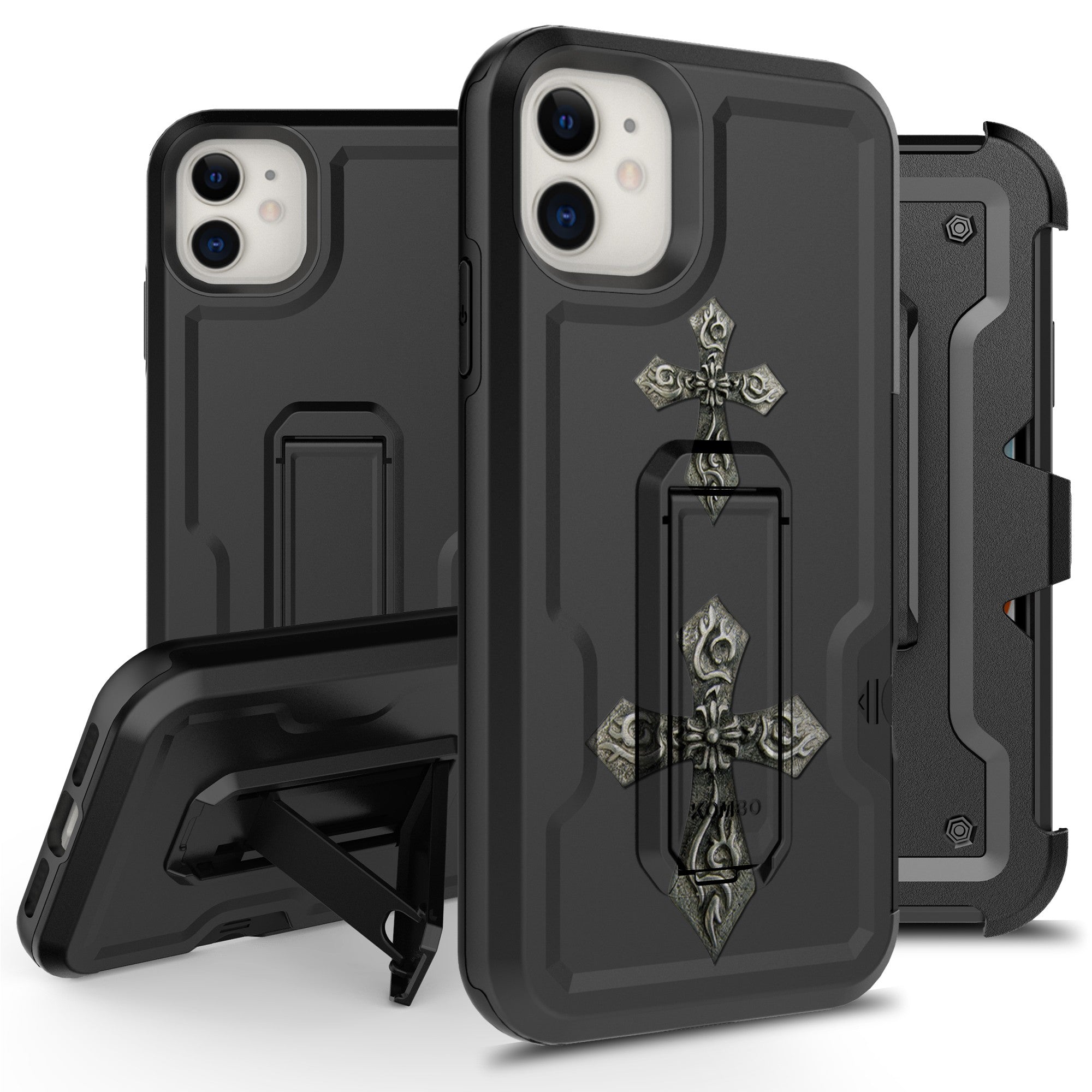 Armor Kombo Holster Rugged Cover Designed For Apple iPhone 11 6.1 