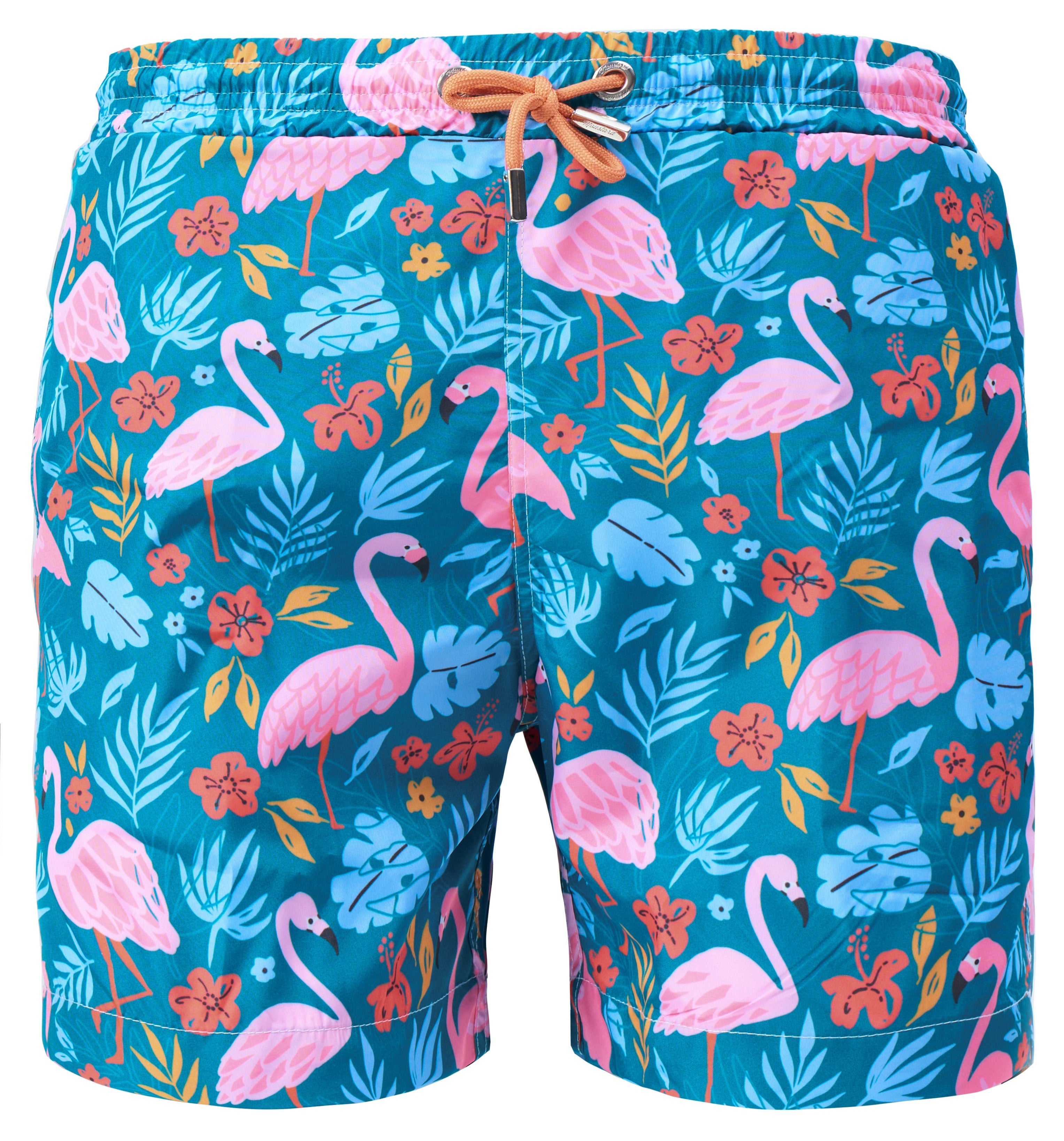 Flamingo swim shorts – Moustard