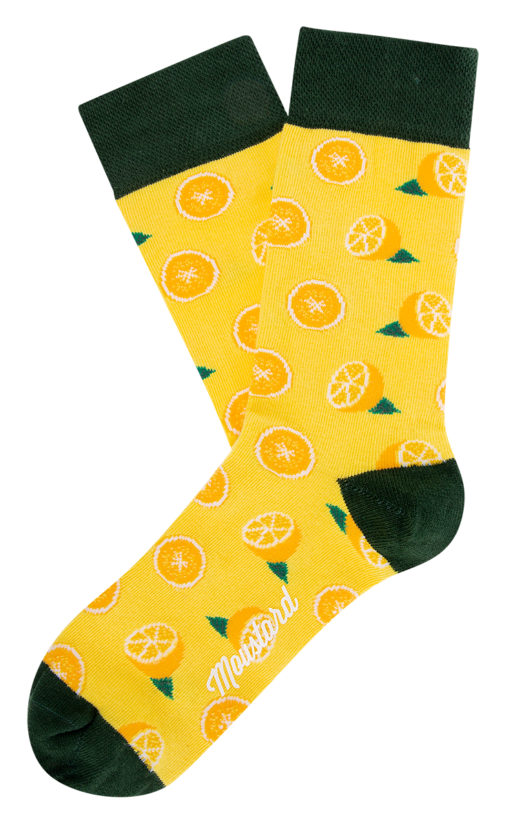 Lemon Socks – Moustard