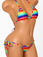 Rainbow Stripes Bikini Porn - Showing Porn Images for Rainbow stripes bikini porn | www ...