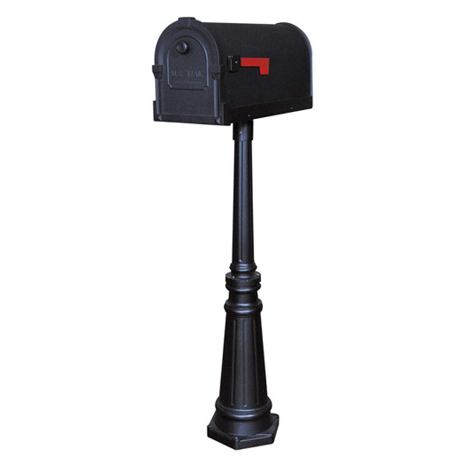 Special Lite Savannah Curbside Mailbox with Tacoma Mailbox Post Unit