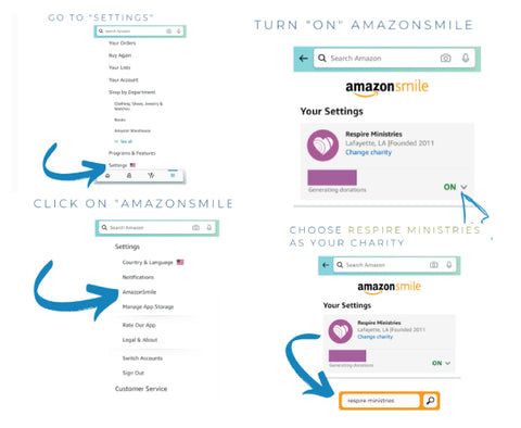 How to turn on Amazon Smile