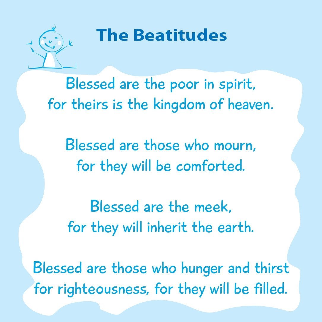 beatitudes for kids catholic