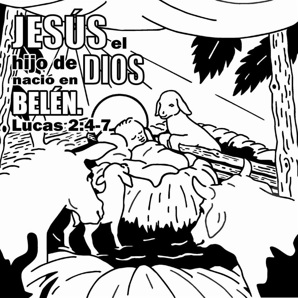 Jesus Loves Me Coloring Card in Spanish by Memory Cross