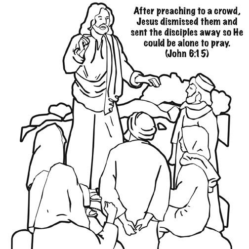 jesus teaching the crowds clip art