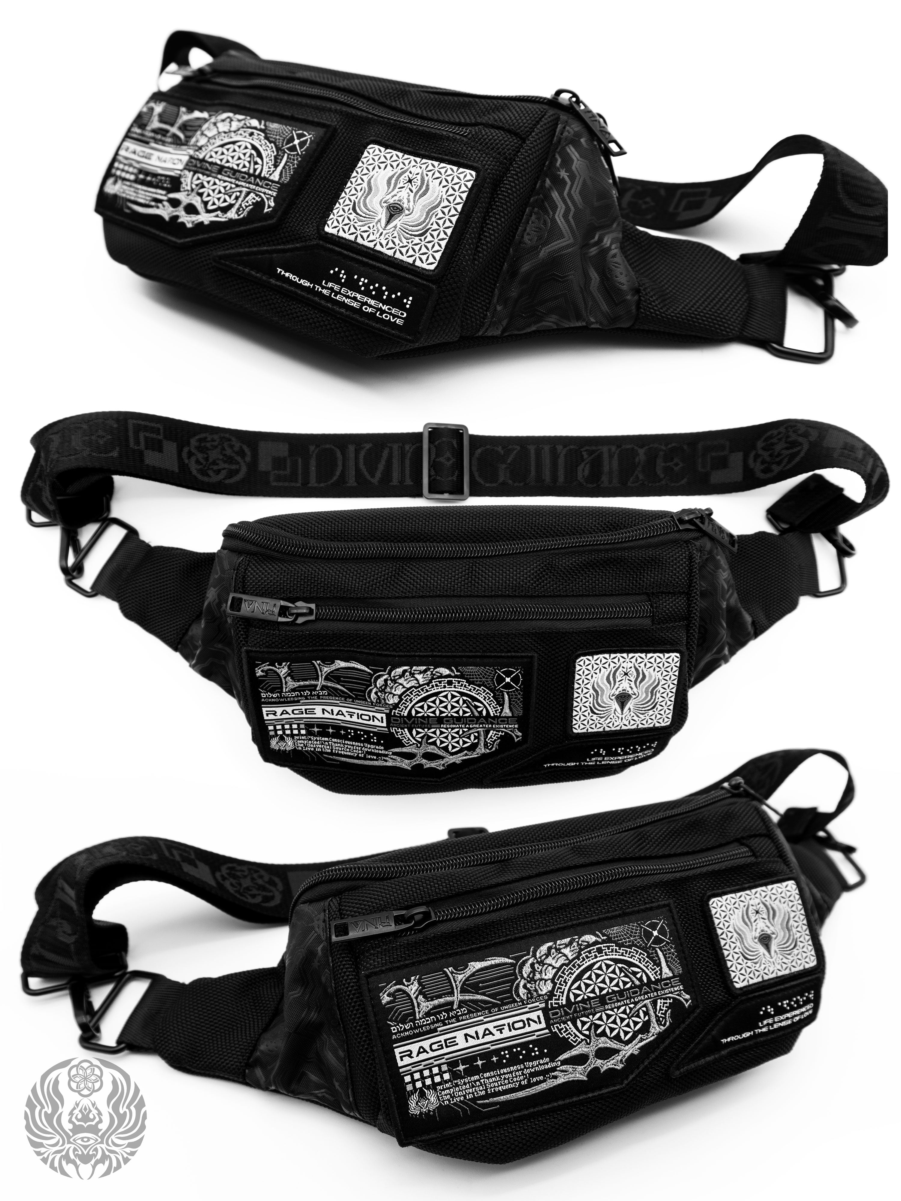 DIVINE GUIDANCE ✦ Fanny Pack / Chest Bag ✦ w/ Interchangeable Strap - Rage Nation Apparel product image