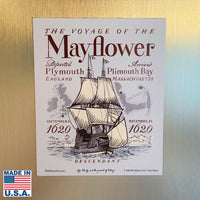 Voyage of the Mayflower woven blanket — Made in America – The