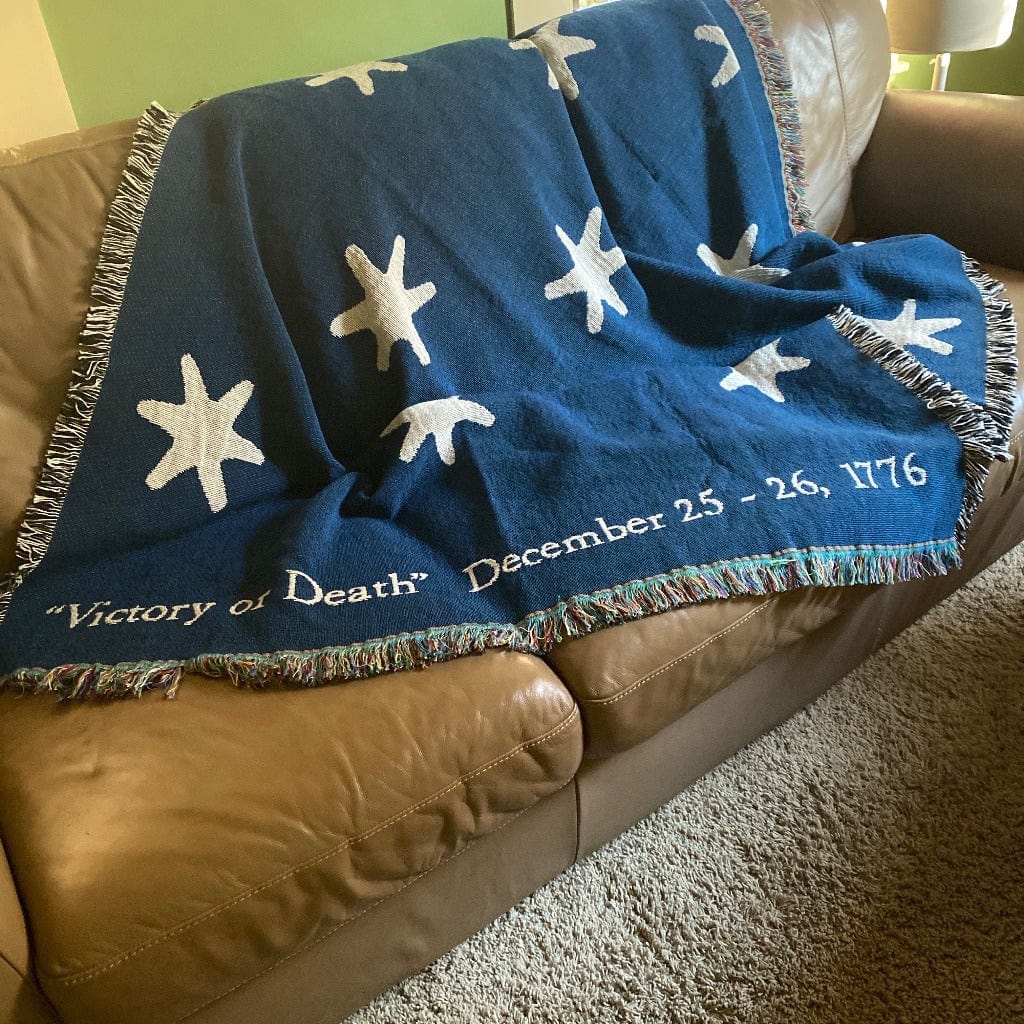 Victory Blanket Woven In The Us Showing The Stars From Washington S The History List