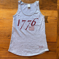 The History List Happy July 2” V-Neck Shirt with John Adams and His Quote on The Back Heather Grey - 100% Cotton / XL