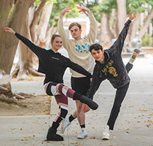 UCLA Dancers wearing Covet Dance Hoodies and Sweatshirts