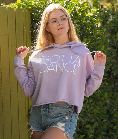 Dancer Embroidered Crop Hoodie Covet Dance