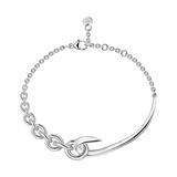 Silver Hook Chain Bracelet