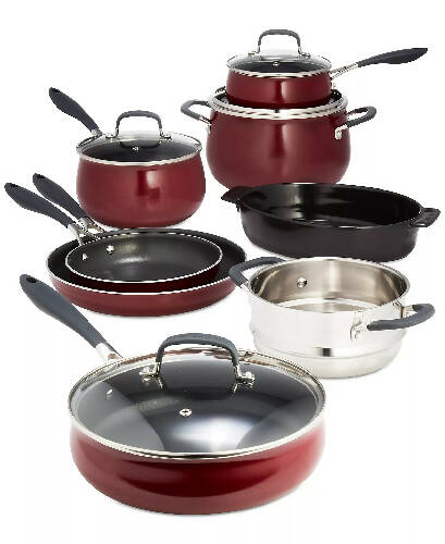 Tramontina 11-Piece Nonstick Porcelain Enamel Cookware Set