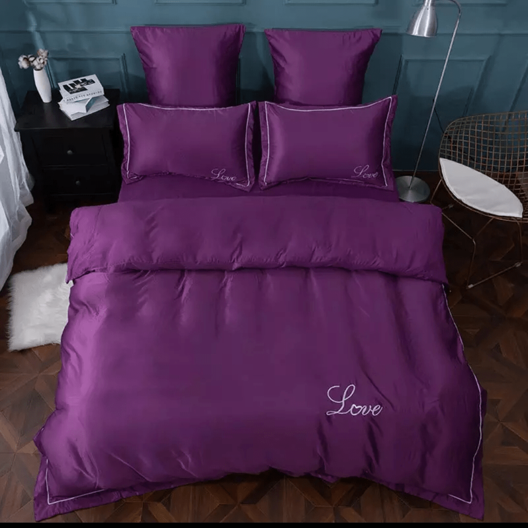 Buy GC GAVENO CAVAILIA Geometrical Duvet Cover Super King Size, Polycotton  Bedding Quilt Set With Pillowcases, Purple Online at desertcartBermuda