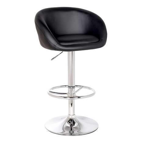 Apollo Upholstered Black Gas Lift Bar Stool @HOG wuri