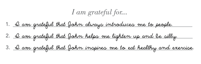 gratitude journal 