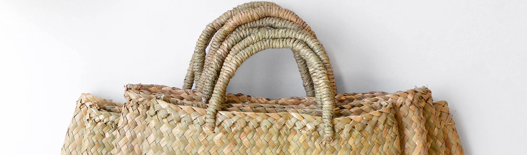 Nom Living Hand Woven Bags and Baskets, Seagrass